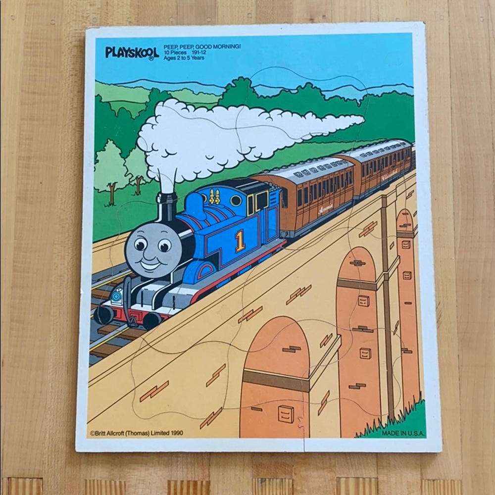 Vintage Britt Allcroft Thomas the Train Puzzle